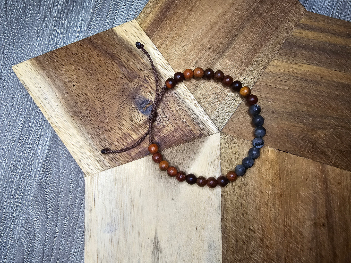 Labradorite & Rosewood