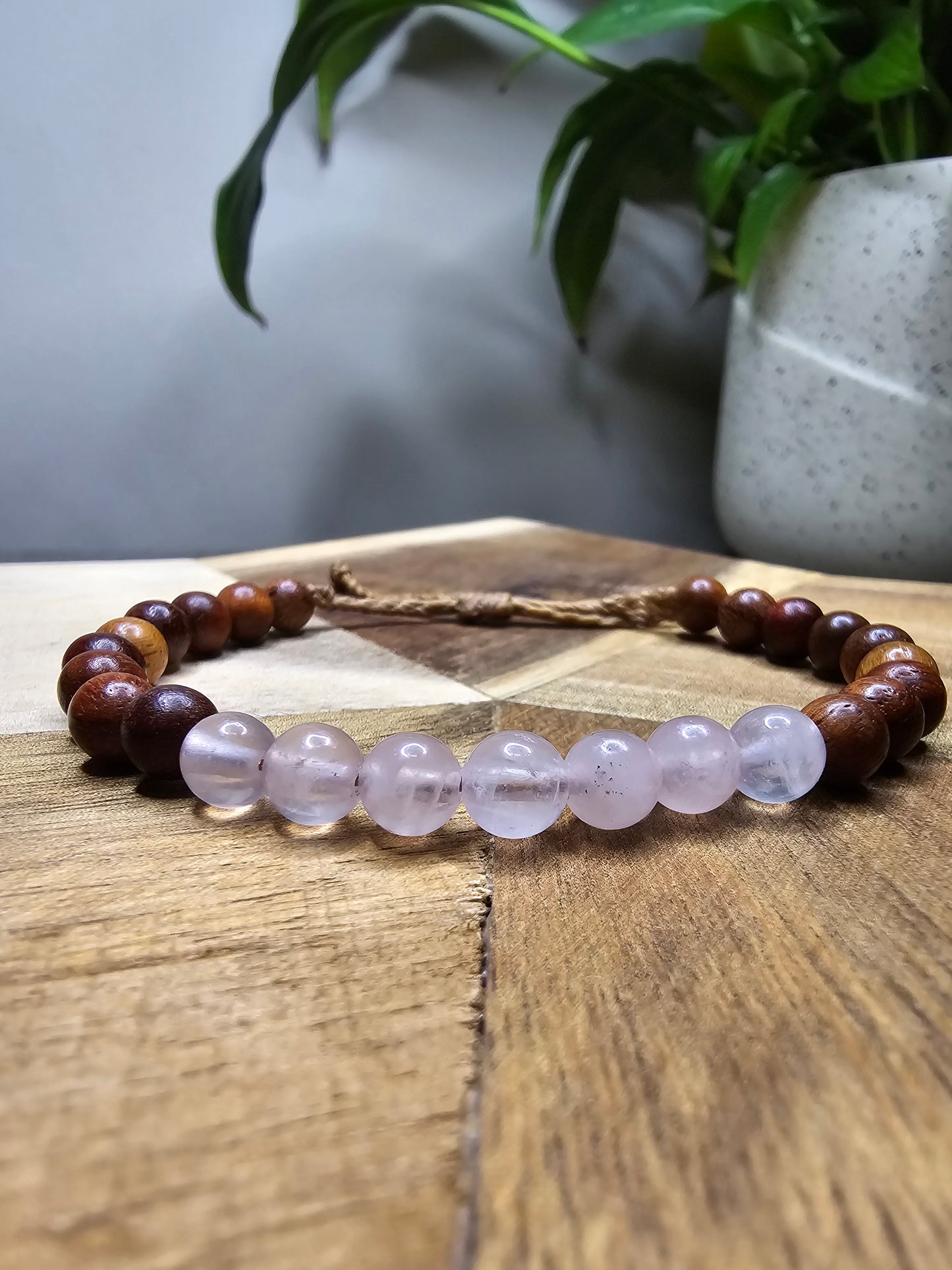 Rose Quartz & Rosewood