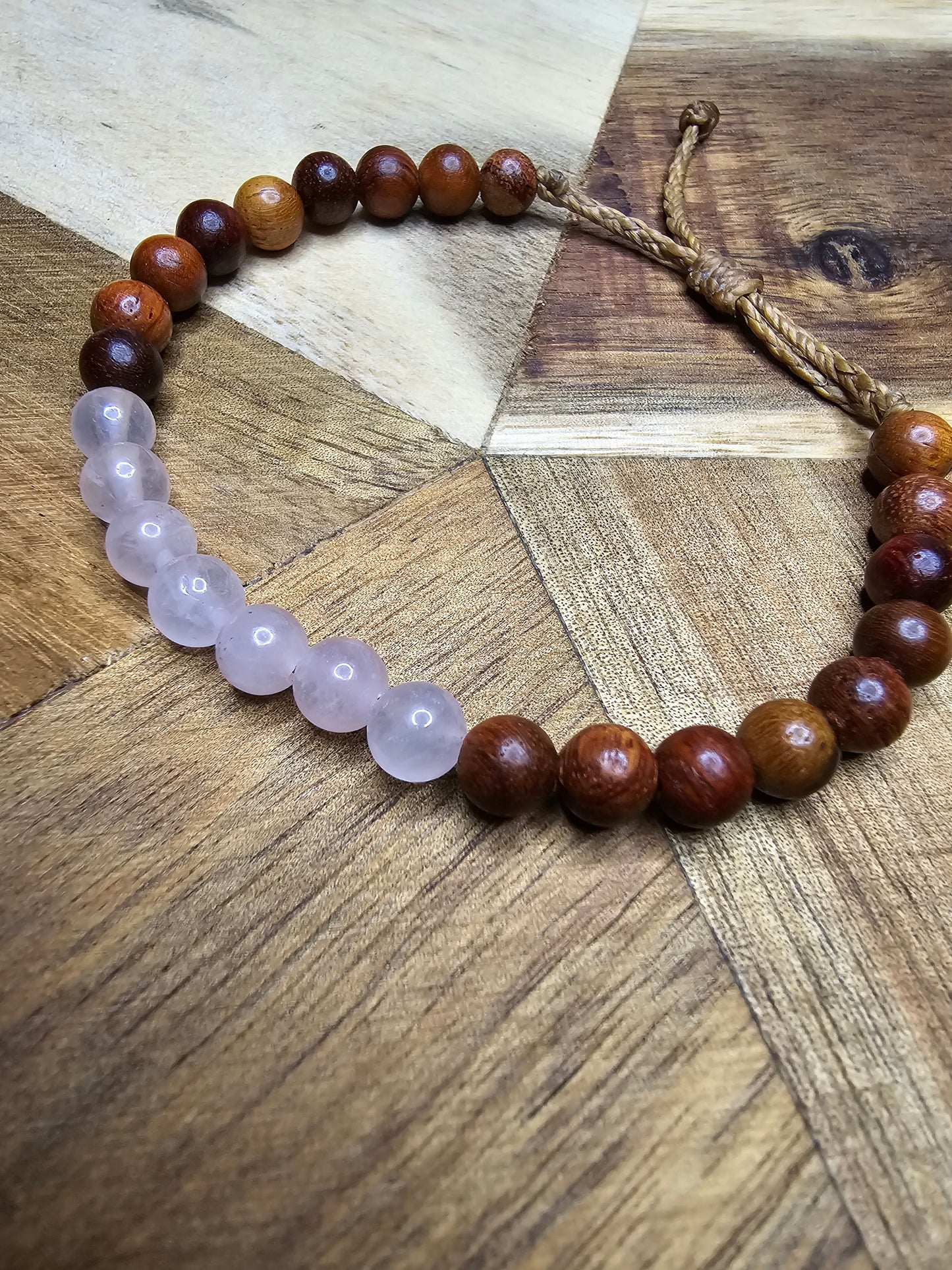 Rose Quartz & Rosewood