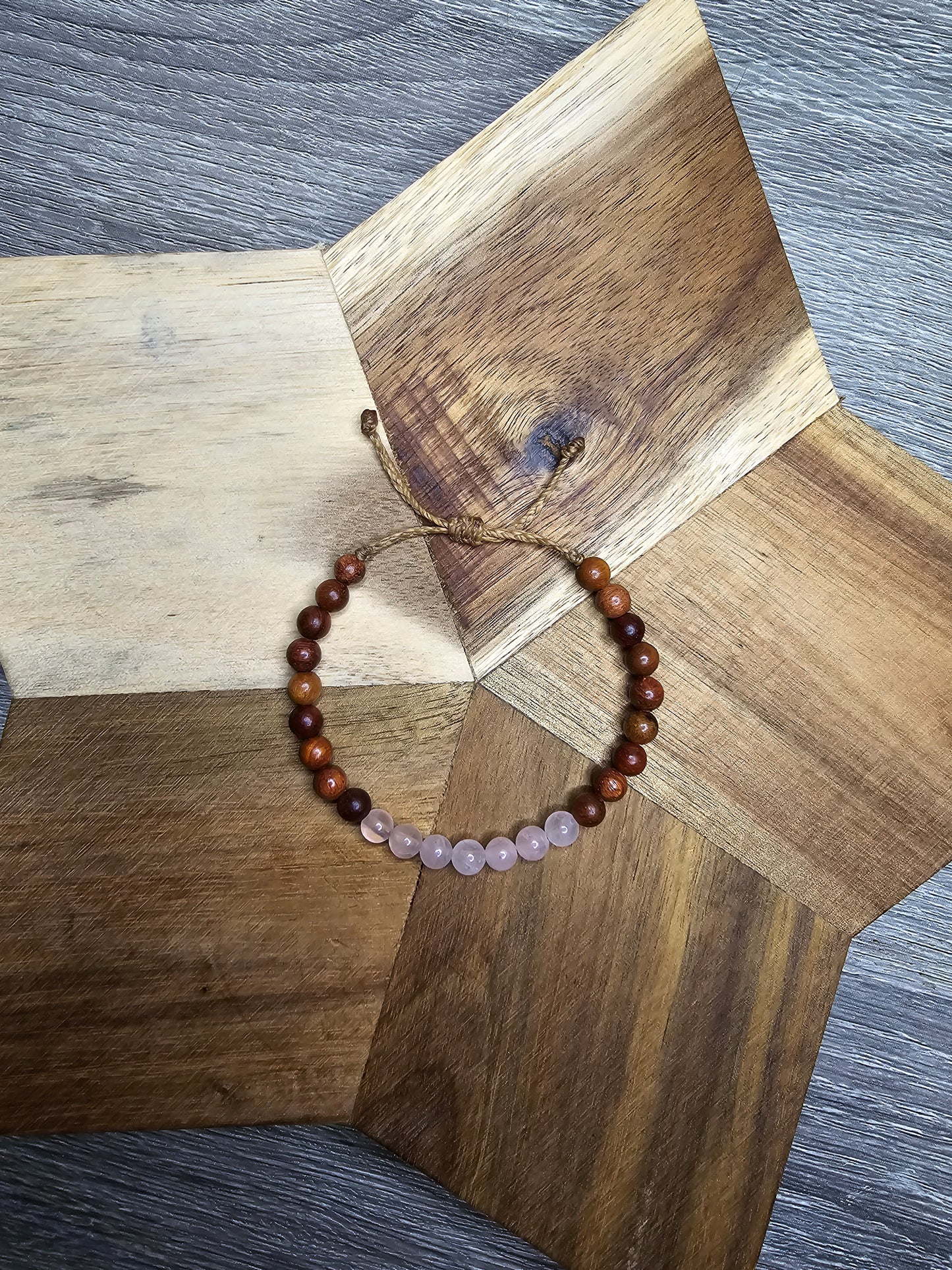 Rose Quartz & Rosewood