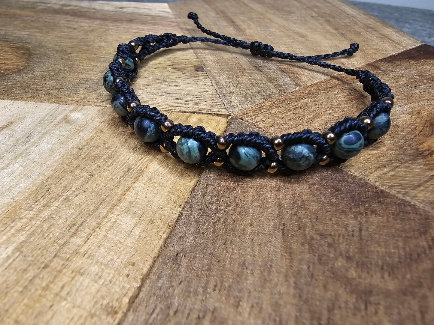 9 Stone Kambaba Jasper Bracelet